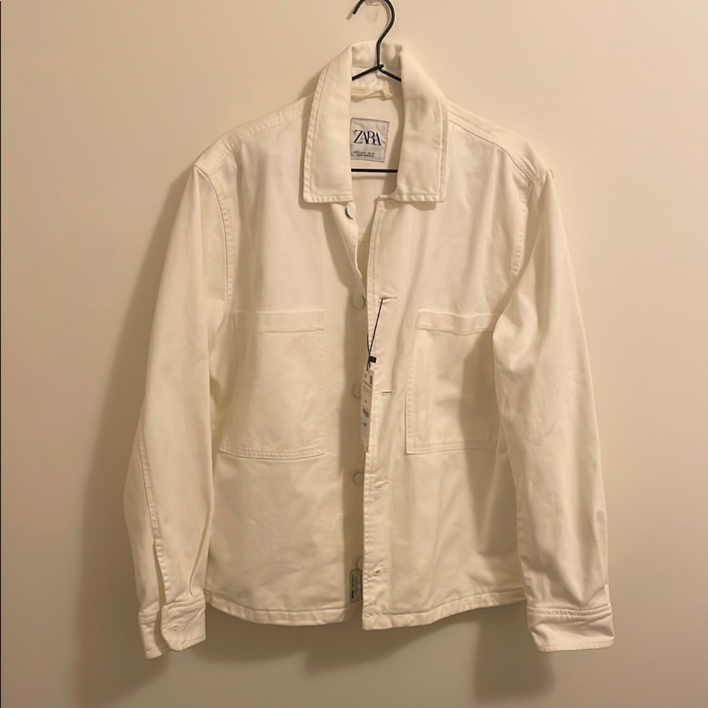 Zara men’s shirt jacket size S NWT